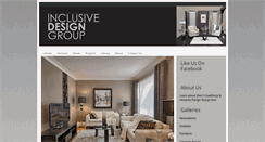 Desktop Screenshot of inclusivedesigngroup.com